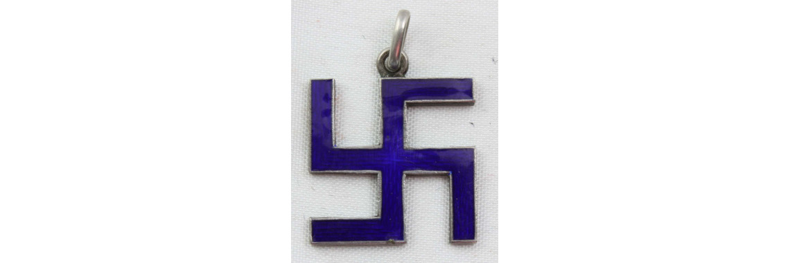 De2546 Swastika blue